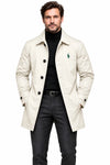 Embroidered Logo Car Coat