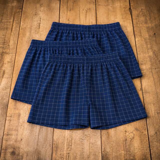 Plaid Cotton Boxers